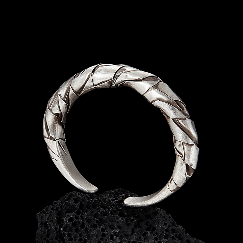 WorldNorse Geflochtenes Armband aus 925er Sterlingsilber