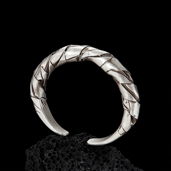 WorldNorse Geflochtenes Armband aus 925er Sterlingsilber