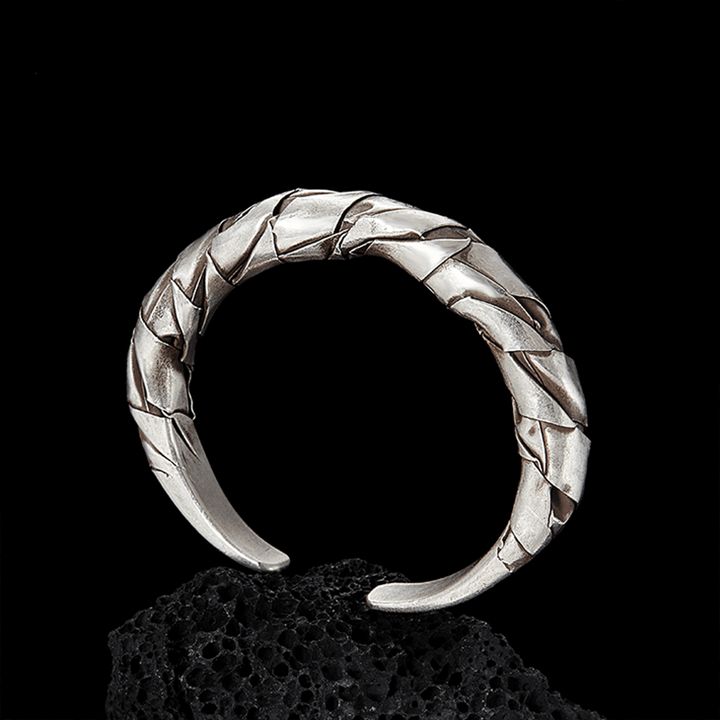 WorldNorse Geflochtenes Armband aus handgefertigtem 925er Silber - image 2