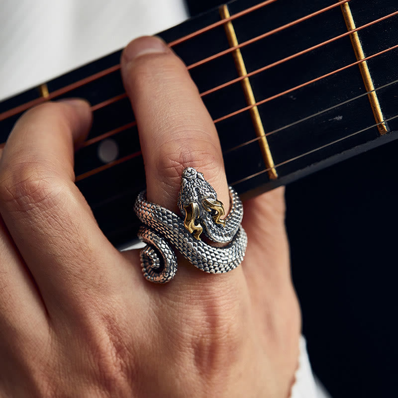 WorldNorse 925 Sterling Silber Schlangenring Jormungandr - image 4