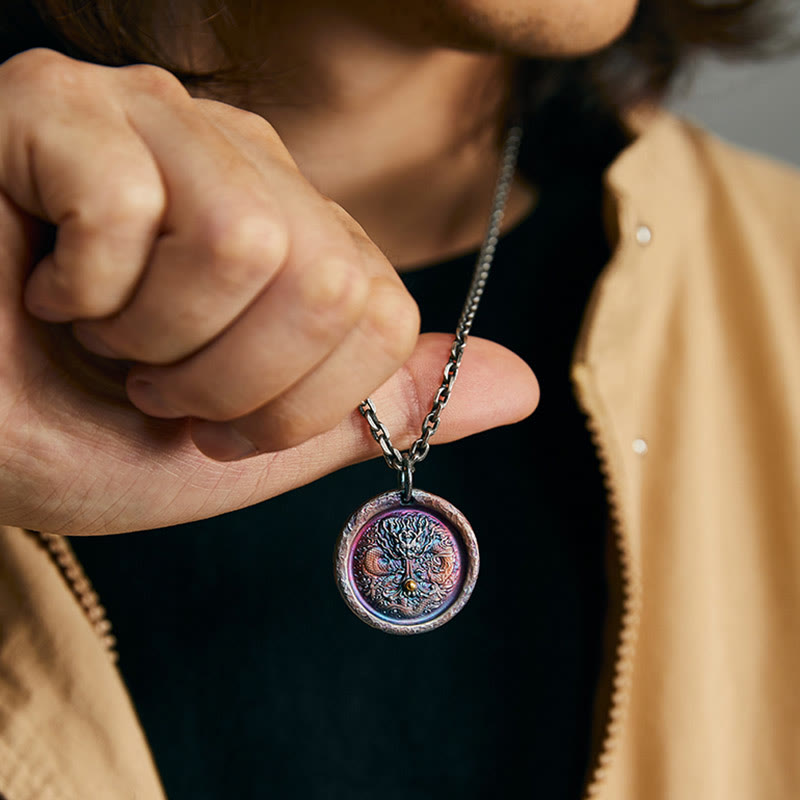 WorldNorse Drachenhalskette aus 925er Sterlingsilber - image 1