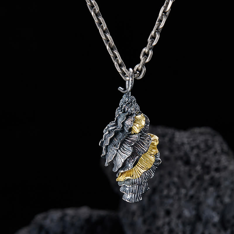 WorldNorse Muschel-Halskette aus handgefertigtem 925er Silber - image 3