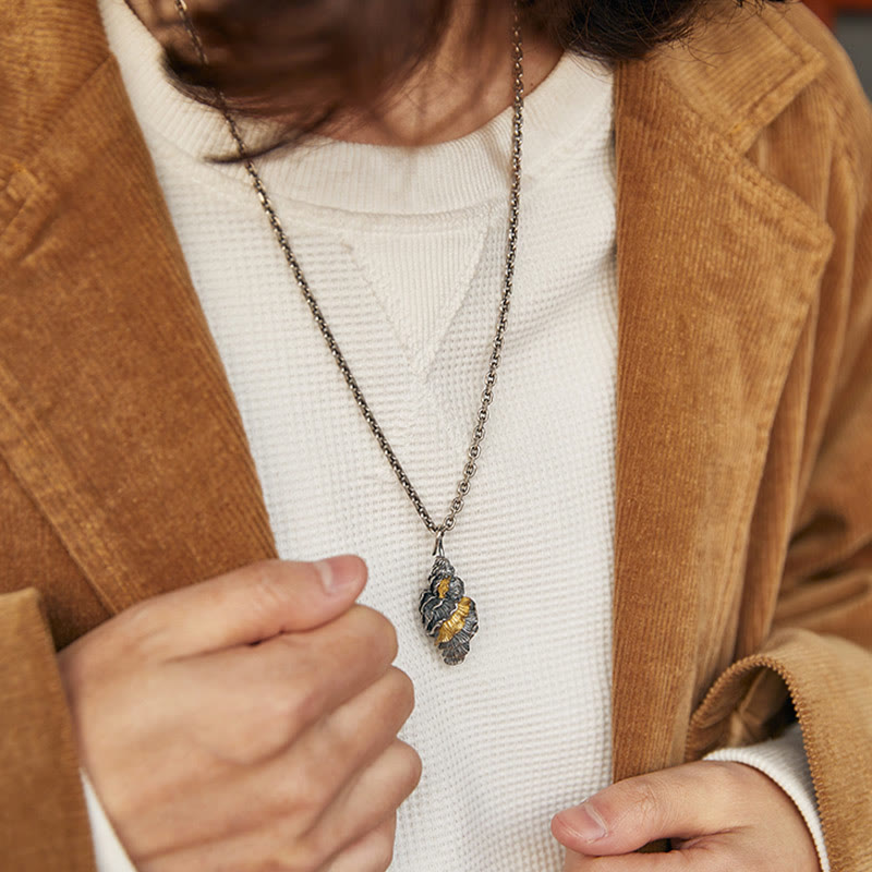 WorldNorse Muschel-Halskette aus 925er Sterlingsilber - image 1