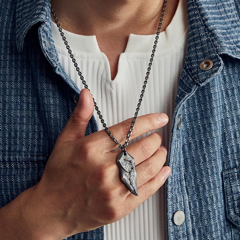 WorldNorse Halskette mit großem Wagen, 925er Sterlingsilber - image 2