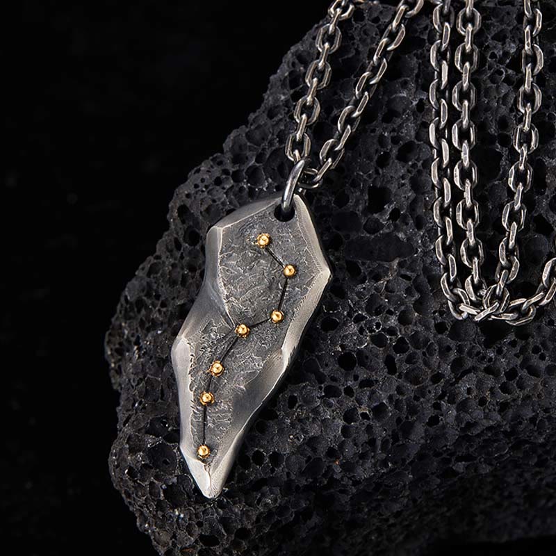 WorldNorse Halskette mit großem Wagen, 925er Sterlingsilber - Halskette - image 0