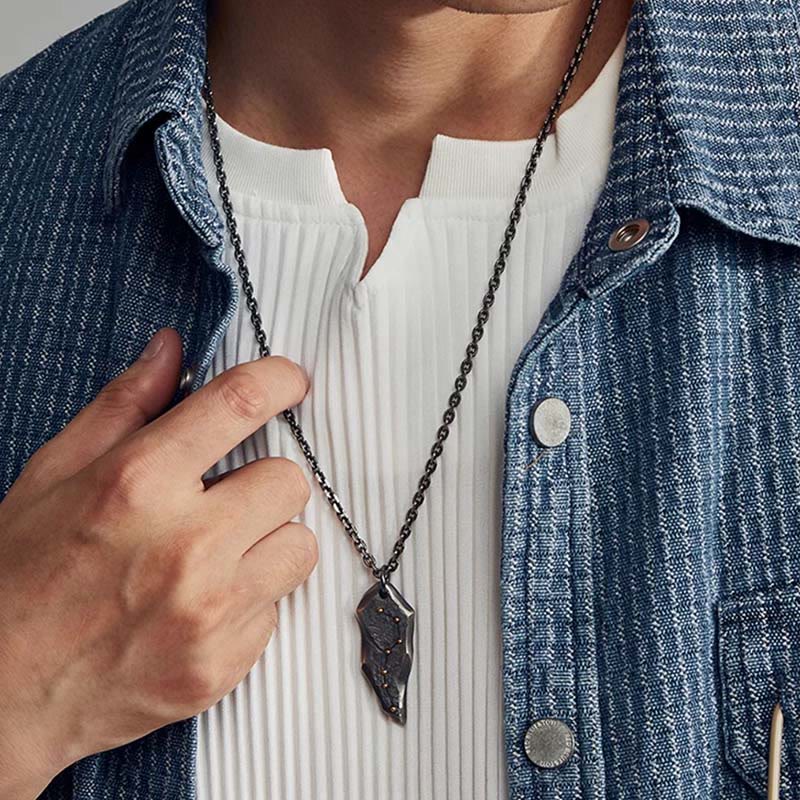 WorldNorse Halskette mit großem Wagen, 925er Sterlingsilber - image 3