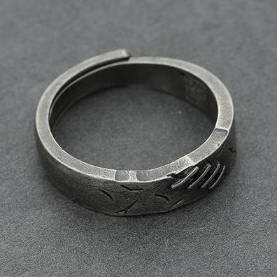 WeltNordischer Ring mit Narbenstichen