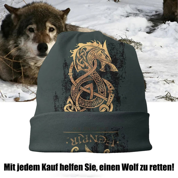WorldNorse Fenrir Wolf Strickmütze - image 1