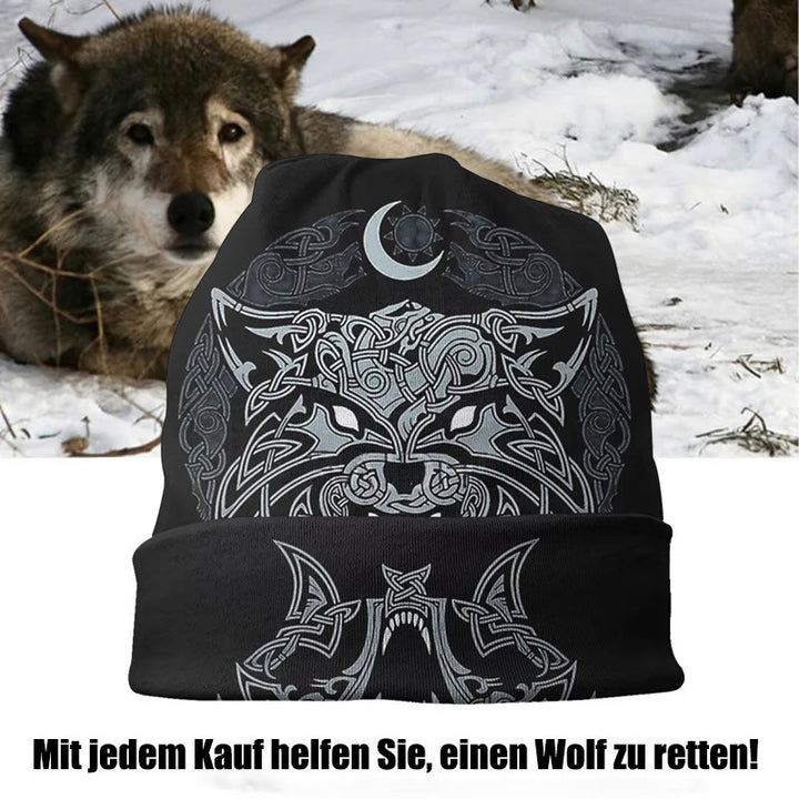 WorldNorse Wolves Keltische Gothic-Mütze - image 1