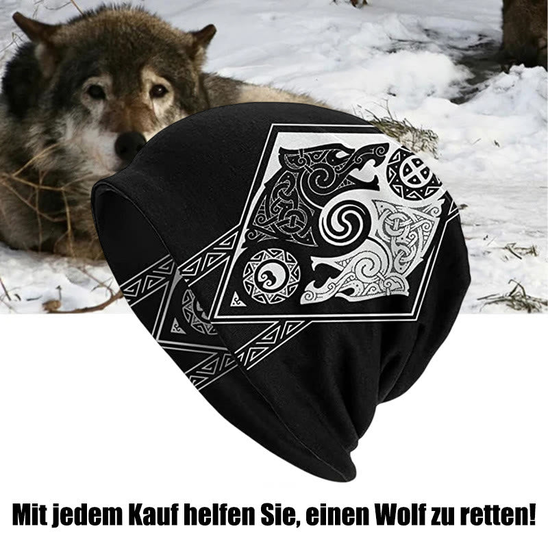 WorldNorse Wolves Keltische Gothic-Mütze - Wolf & Troll Kreuzung - image 4