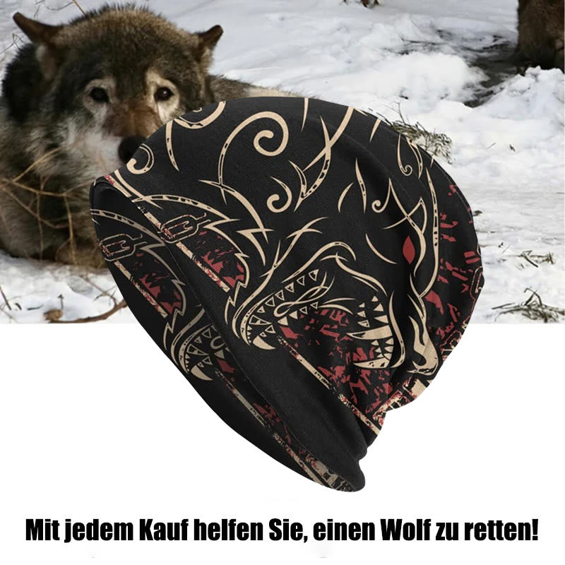 WorldNorse Wolf Tattoo Keltische Beanie - Wolf - image 0