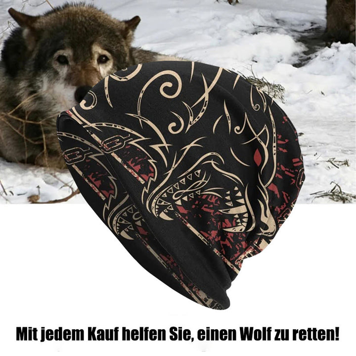 WorldNorse Wolf Tattoo Keltische Beanie - Wolf - image 0