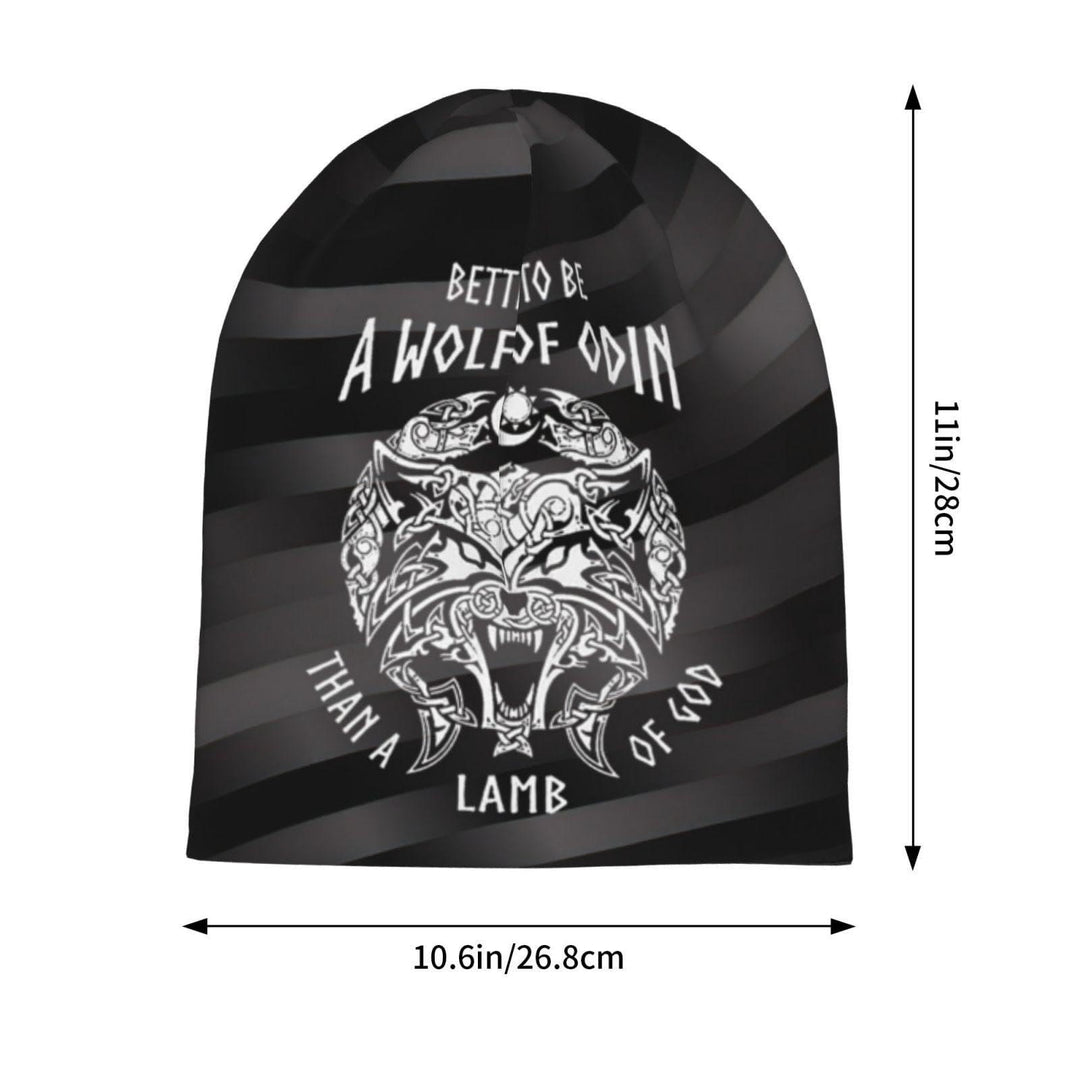 WorldNorse Besser, ein Wolf von Odin zu sein Beanie - image 11