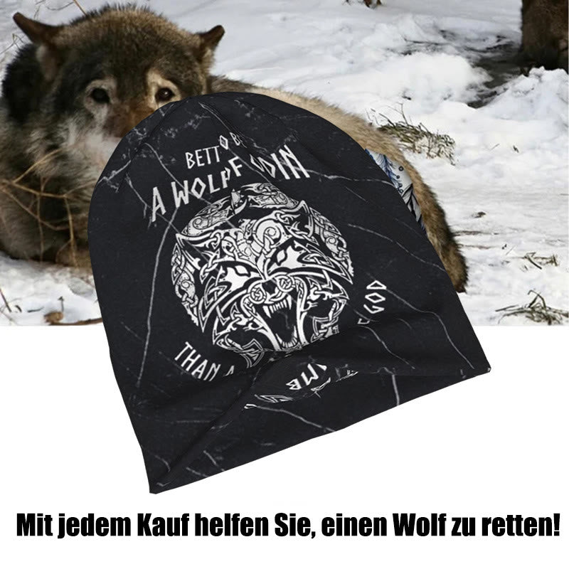 WorldNorse Besser, ein Wolf von Odin zu sein Beanie - image 3