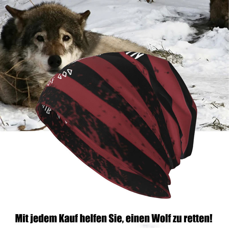 WorldNorse Odin Viking Norse Wolf Beanie - image 3