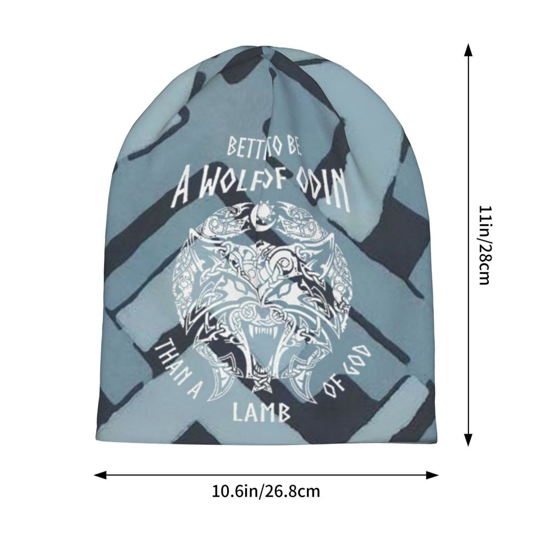 WorldNorse Odin Viking Norse Wolf Beanie - image 11