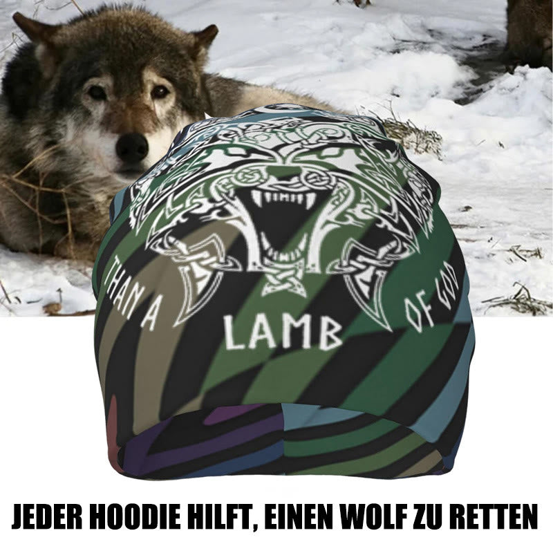 WorldNorse Odin Viking Norse Wolf Beanie - image 14