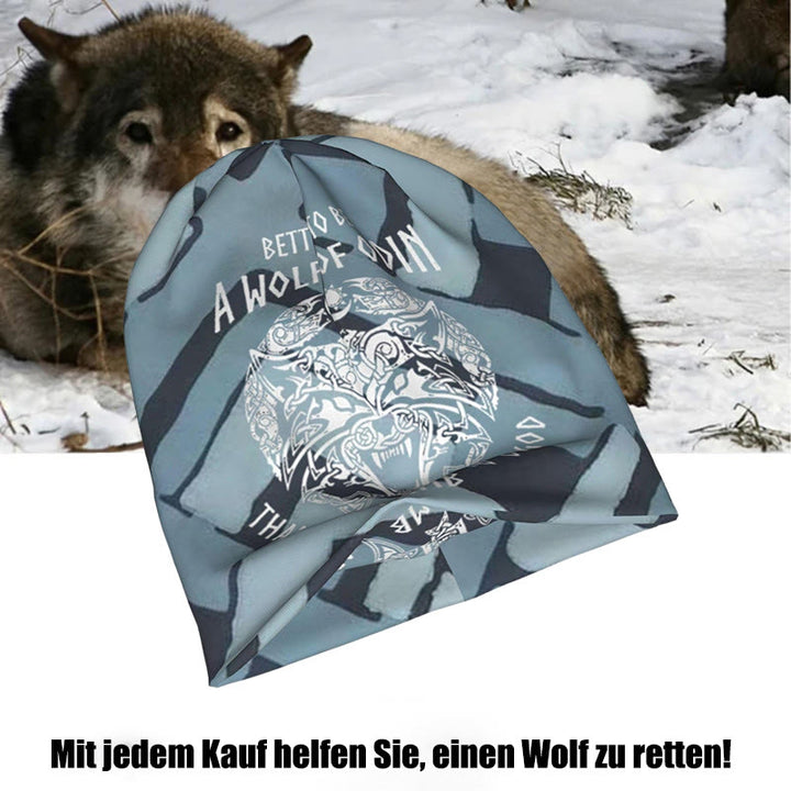WorldNorse Odin Viking Norse Wolf Beanie - image 9