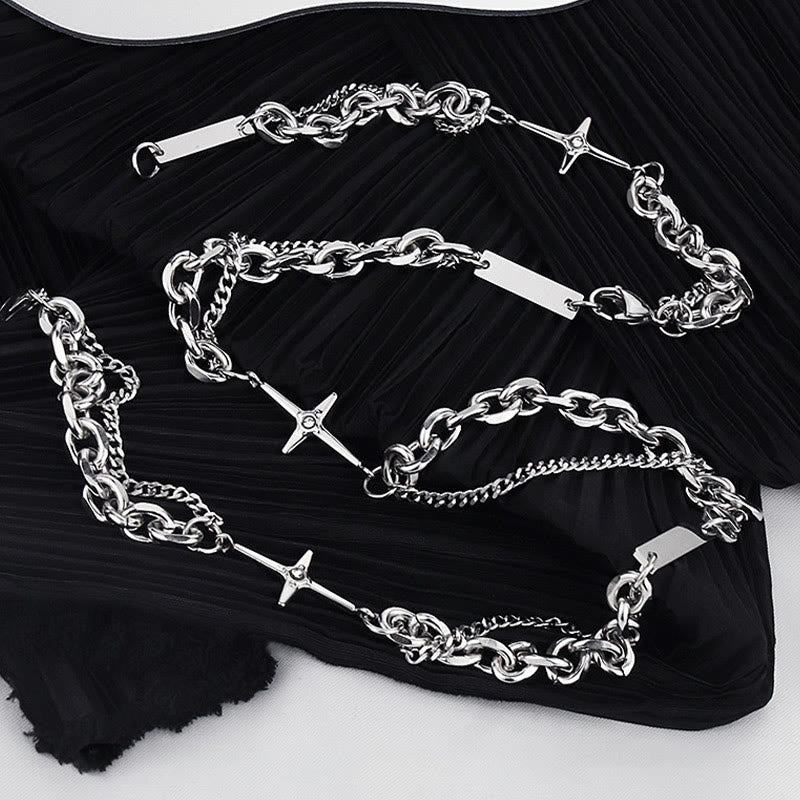 WorldNorse Starlight Charm-Kabelkette Panzerkettenarmband