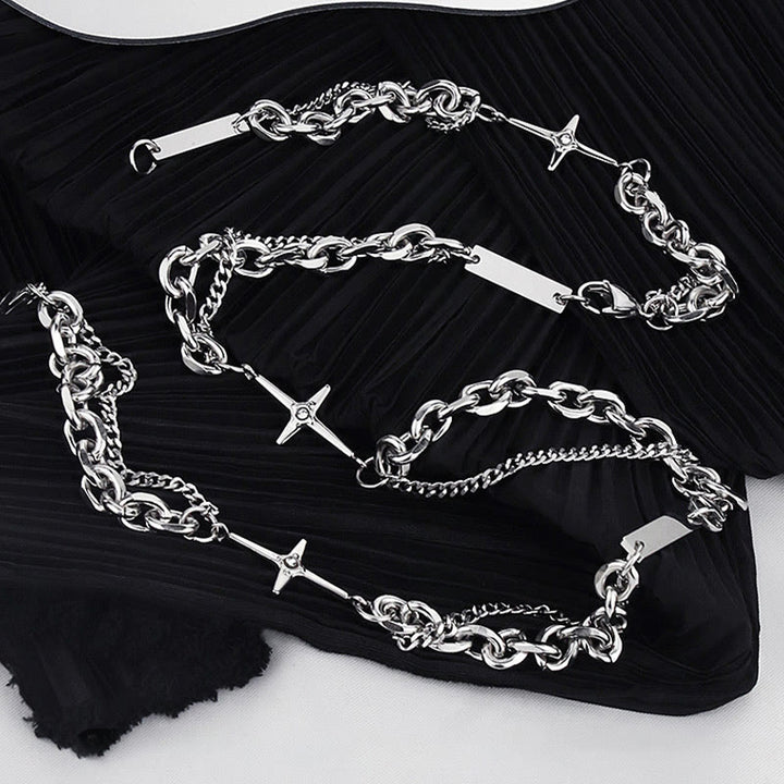 WorldNorse Starlight Charm-Kabelkette Panzerkettenarmband