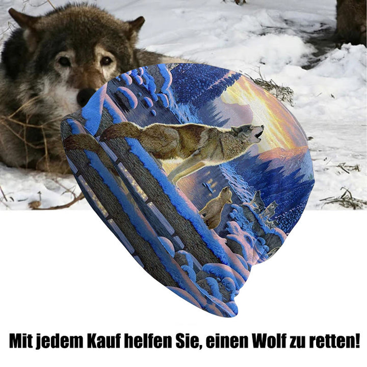 WorldNorse Wolf Fenrir Song Beanie - Wolf - image 0