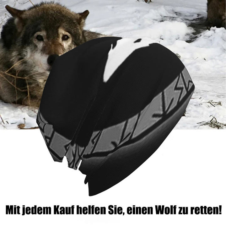 WorldNordische Wölfe mit Odin-Runen-Mütze - image 2