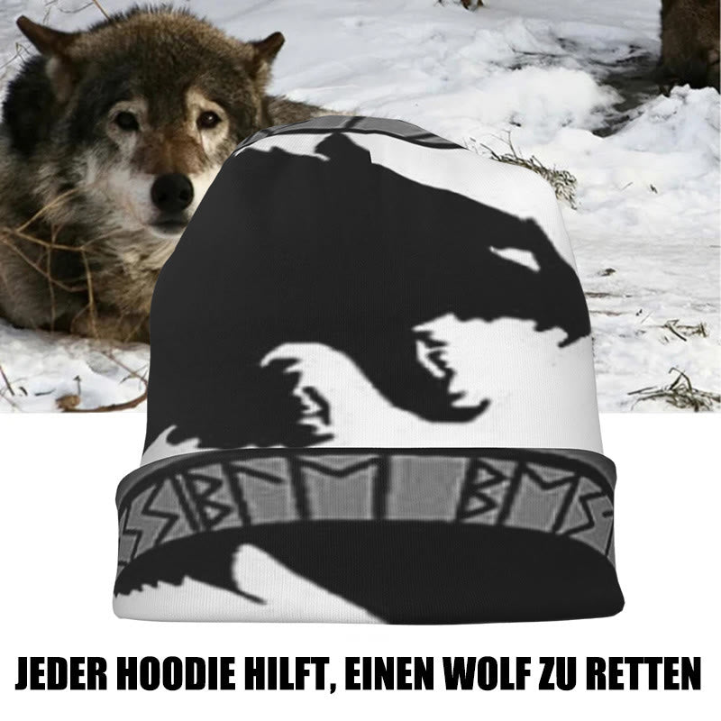 WorldNordische Wölfe mit Odin-Runen-Mütze - image 1