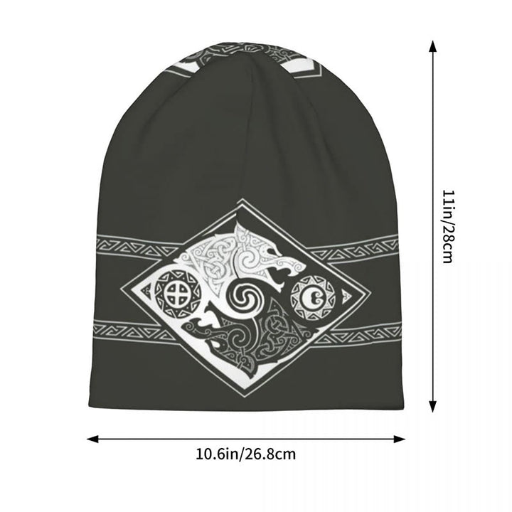 WorldNorse Doppelwölfe Nordische Beanie - image 11
