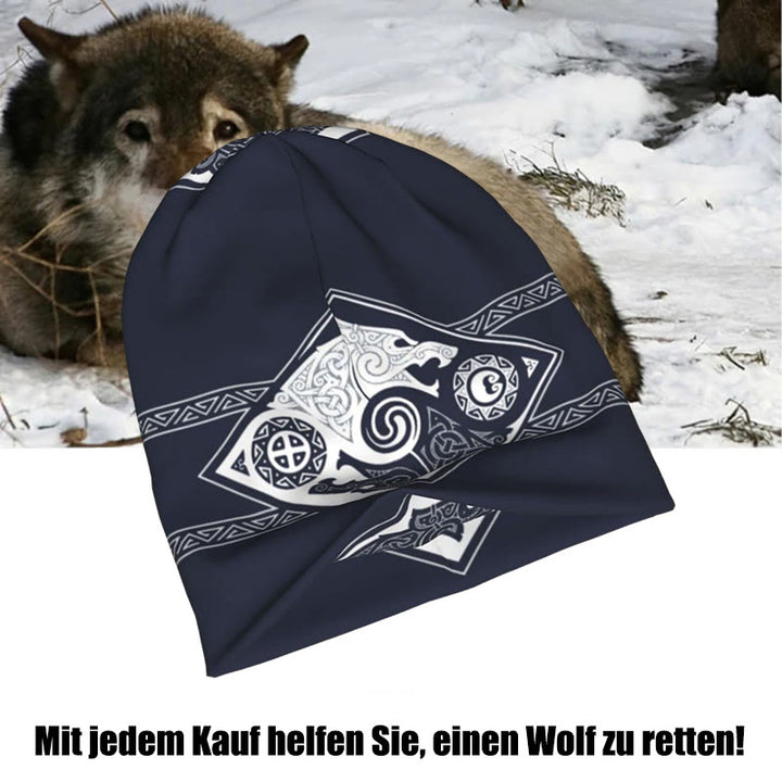 WorldNorse Doppelwölfe Nordische Beanie - image 6