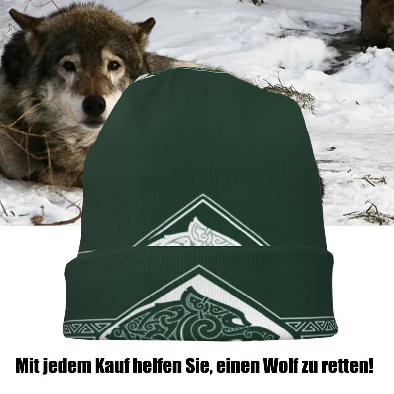 WorldNorse Doppelwölfe Nordische Beanie - image 13