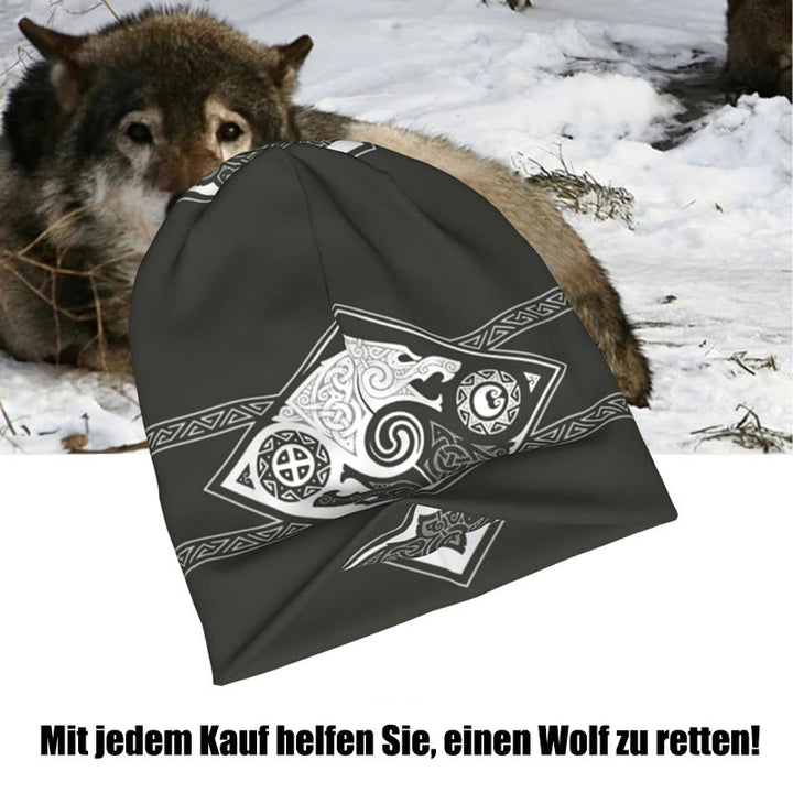 WorldNorse Doppelwölfe Nordische Beanie - image 10