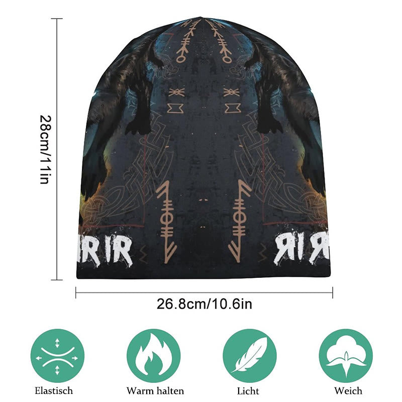 WorldNorse Fenrir mit Wikinger-Runen-Mütze - image 2