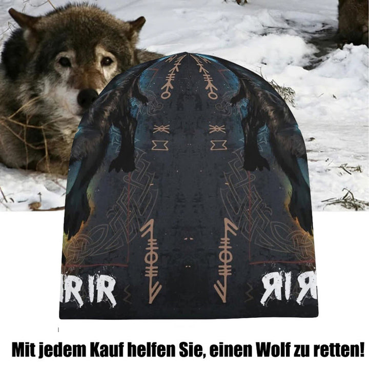 WorldNorse Fenrir mit Wikinger-Runen-Mütze - image 1