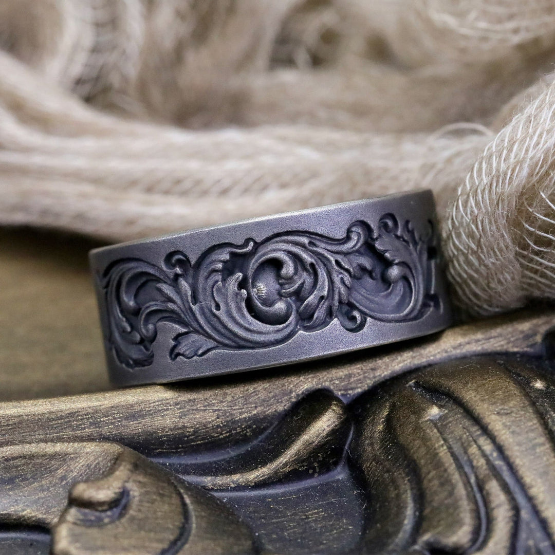 WorldNorse – Ring mit eingraviertem „Dunkles Auge“