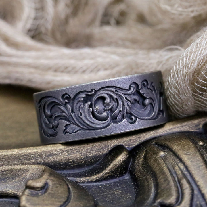 WorldNorse – Ring mit eingraviertem „Dunkles Auge“