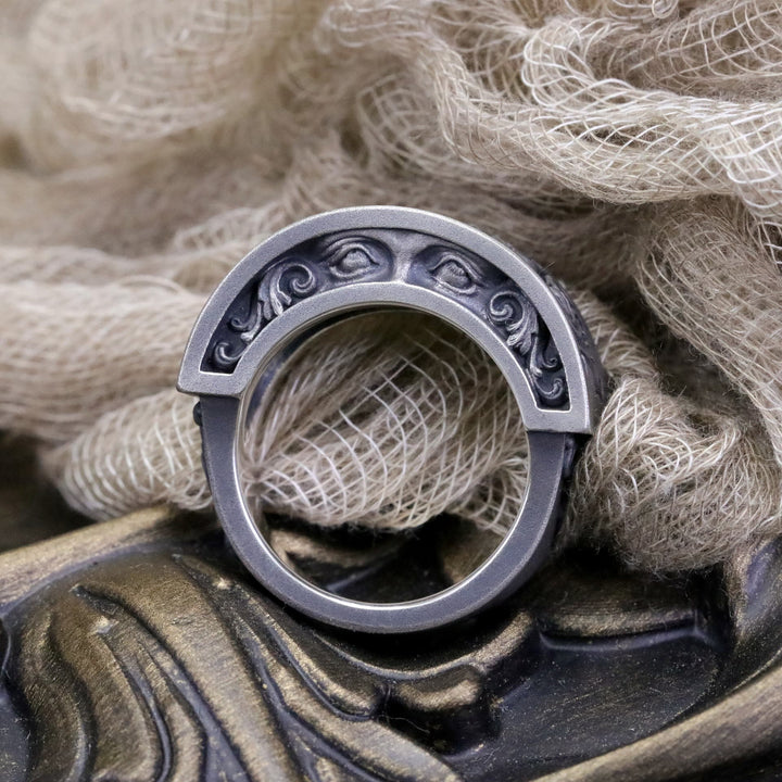 WorldNorse – Ring mit eingraviertem „Dunkles Auge“