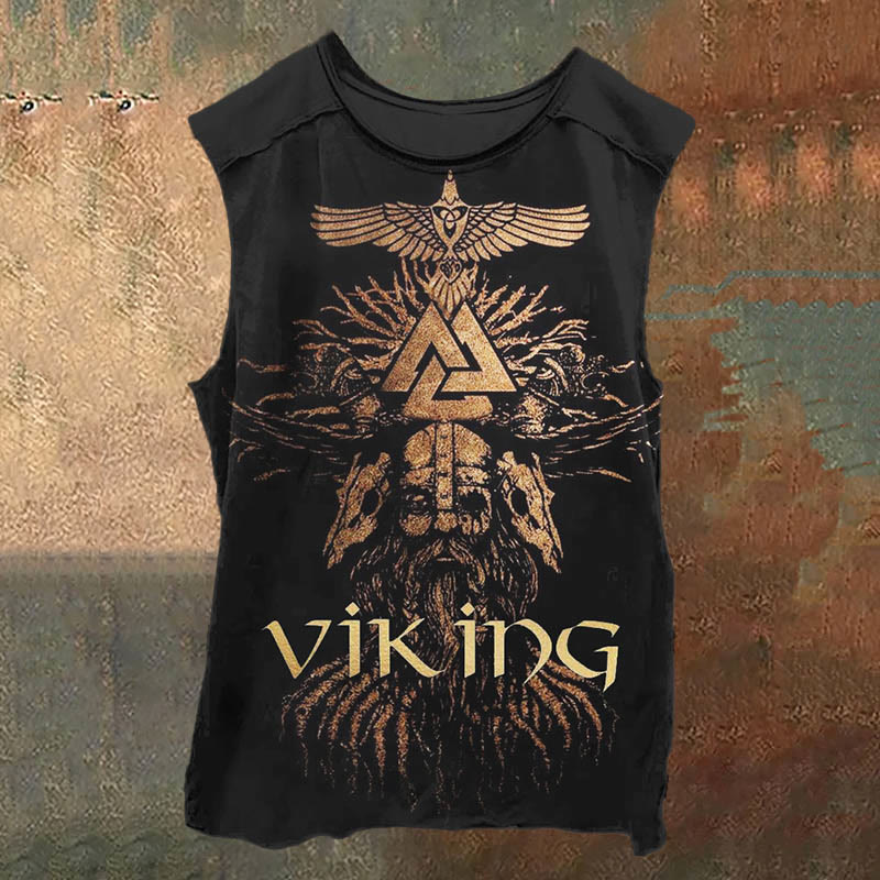 WorldNorse Vintage Wikinger Art Weste - US/UK/AU52，EU62 (6XL) - image 0