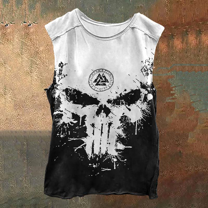 WorldNorse Valknut Skulls Kontrastweste