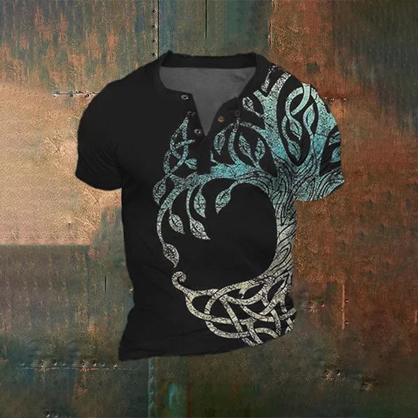 WorldNorse T-Shirt mit Lebensbaum-Grafik
