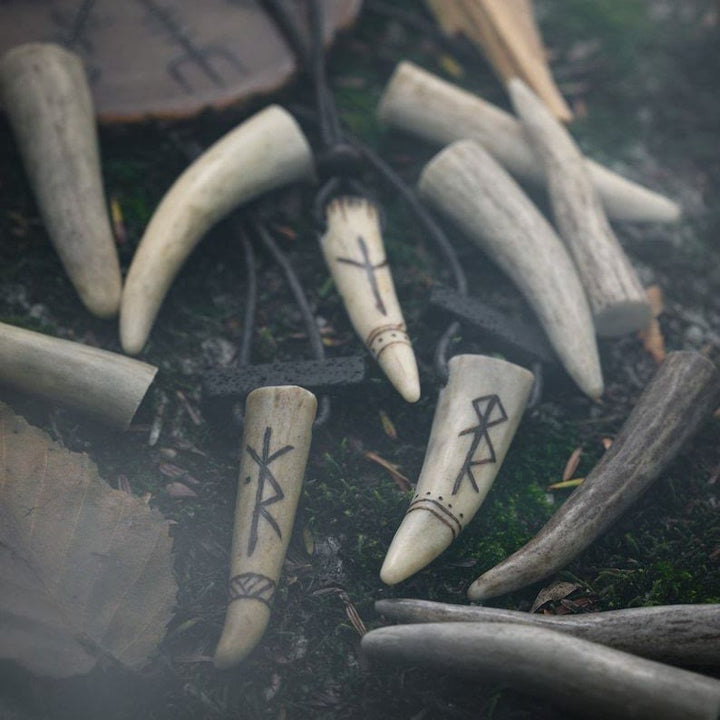 WorldNorse Viking Schutz BindRune Geweih Anhänger - image 3