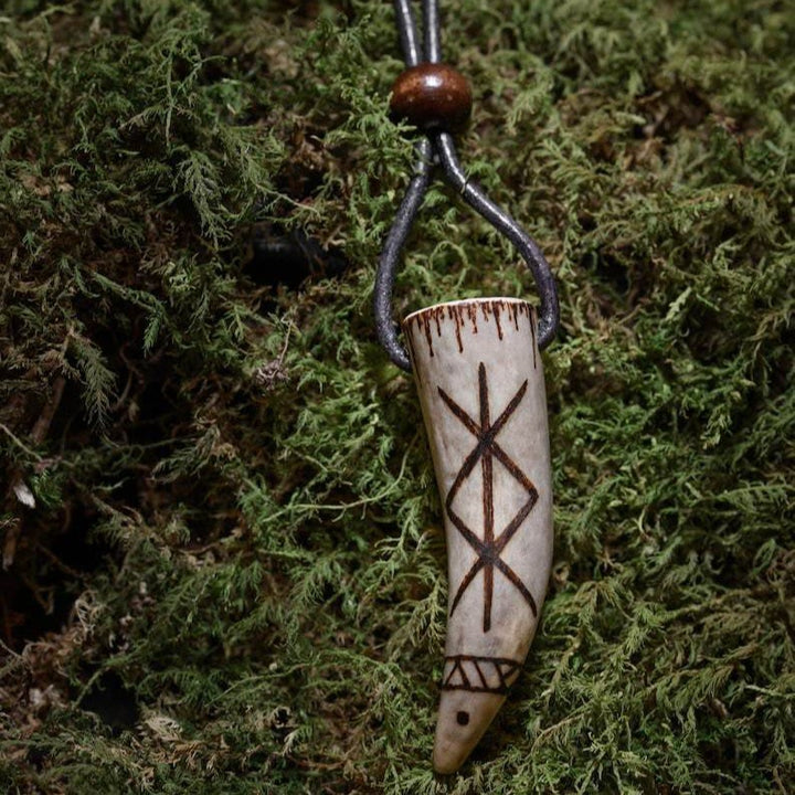 WorldNorse Viking Schutz BindRune Geweih Anhänger - image 1