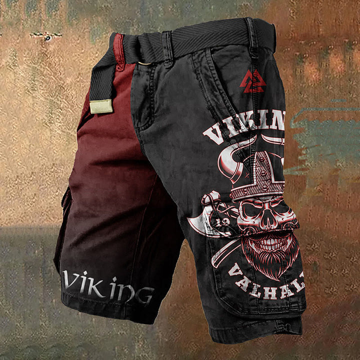 WorldNorse Valhalla Valknut Wikinger Axt Cargo-Shorts - US/UK/AU50，EU60 (5XL) - image 0