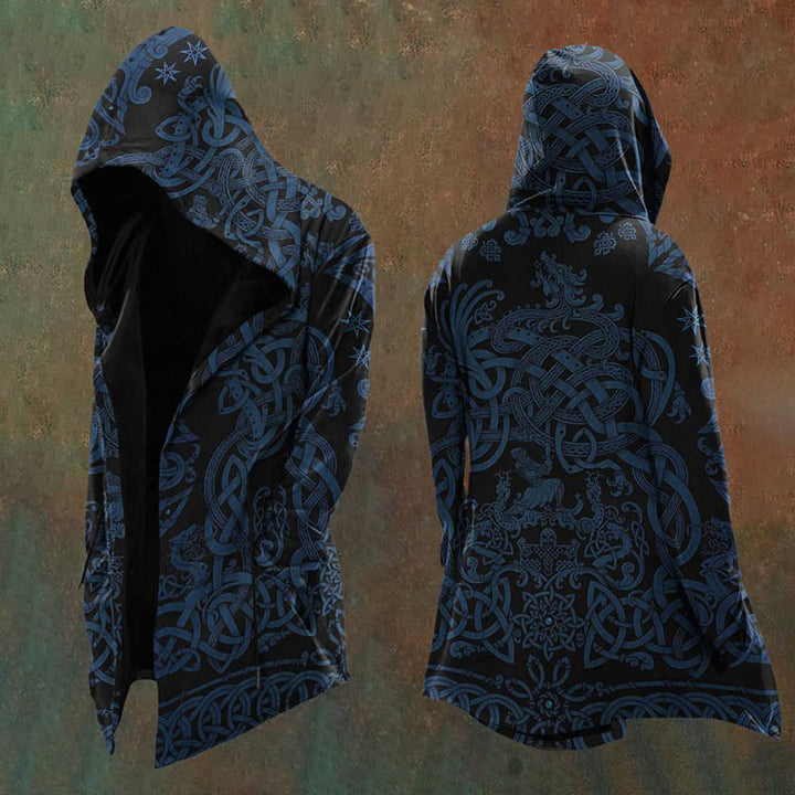 WorldNorse Nordischer Drache, Keltischer Knoten, Kapuzenjacke