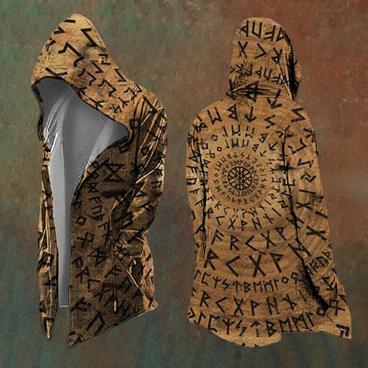 WorldNorse Viking Runes Kapuzenjacke - US/UK/AU48，EU58 (4XL) - image 0