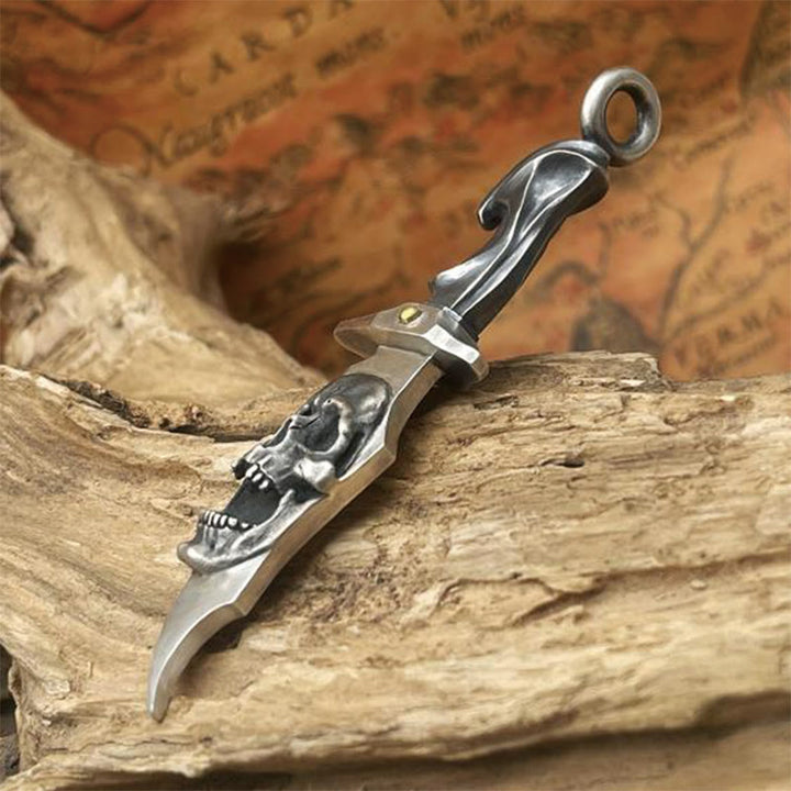 WorldNorse Totenkopfklingen-Dolch-Halskette - image 3
