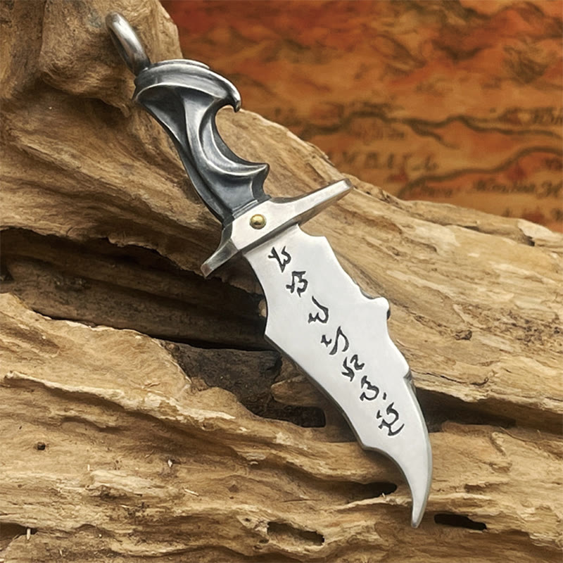 WorldNorse Totenkopfklingen-Dolch-Halskette - image 1