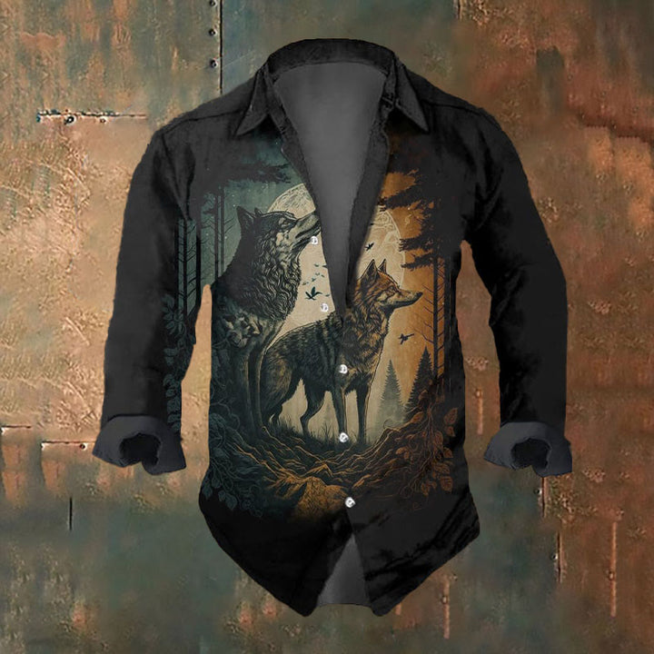 WorldNorse Viking Wolves Langarmshirt