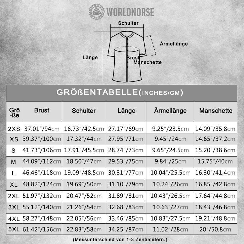 WorldNorse Yggdrasil Keltischer Knoten Kurzarmhemd - image 1