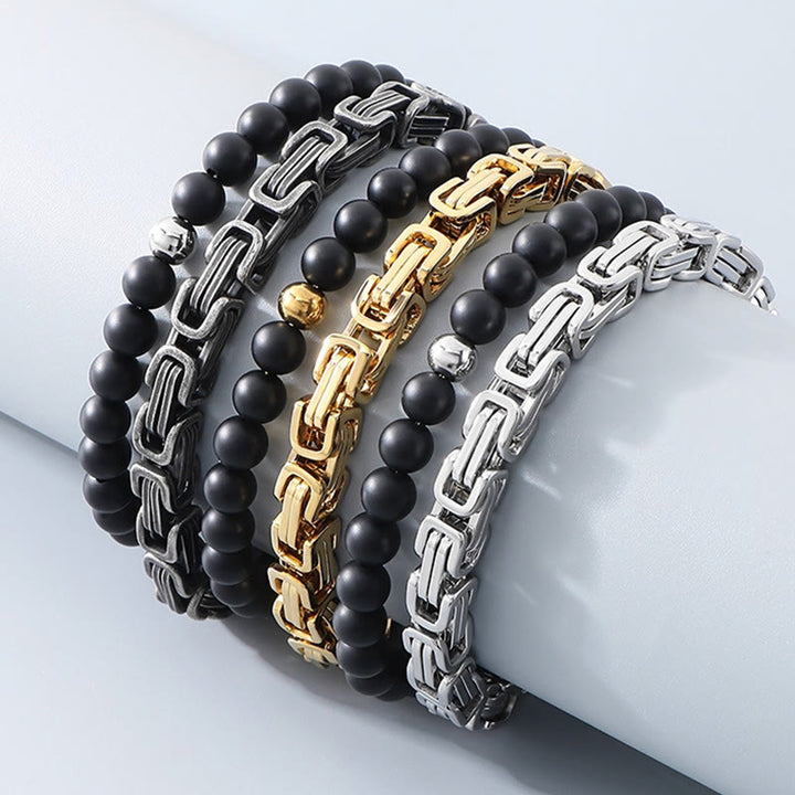 WorldNorse Vintage Kaiserkette Edelstahlarmband