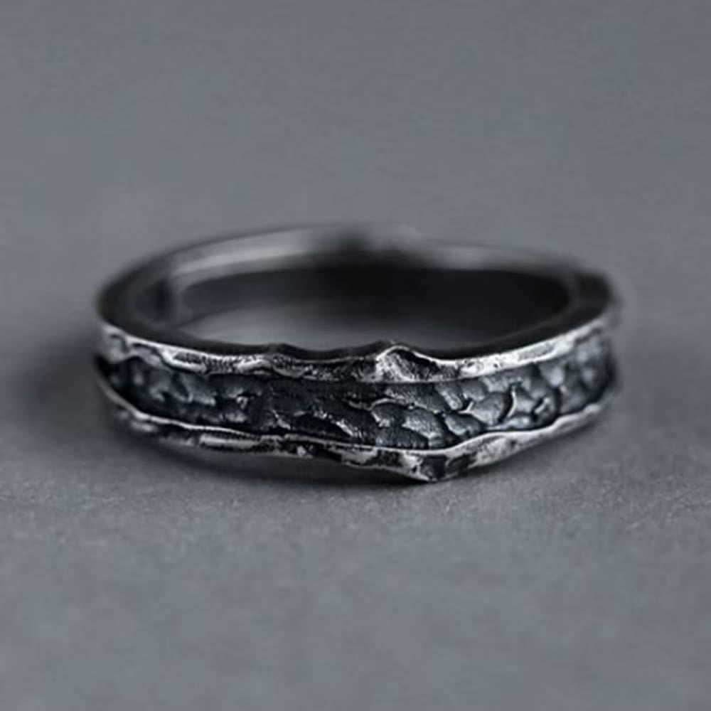 WorldNorse Retro und Old Abyss Paar Ring